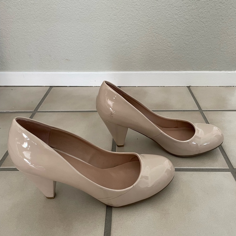 Mix NO.6 Beige Cream Nude Heels